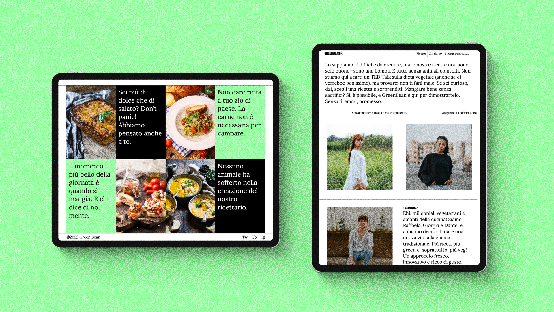 mockup 2 tablet green bean